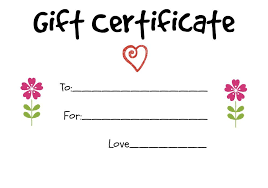 Happy Birthday Gift Certificate Template Word Homemade Gift Certificate Ideas To Give To A Grandparent Christmas Gift Certificate Template Gift Card Template Gift Certificate Template
