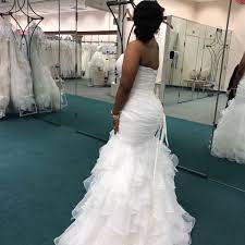 Ruffled Organza Plus Size Mermaid Wedding Dress David S Bridal Plus Size Bridal Dresses Mermaid Wedding Dress Wedding Dresses