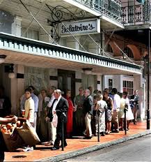 The Line Outside Galatoire S For A Friday Lunch And Yes It Is Worth The Wait Notice How Nicely Everyone New Orleans New Orleans Louisiana Great Restaurants