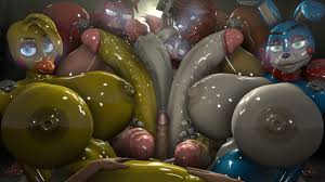 five nights at freddys, fnaf, bonnie (fnaf), chica (fnaf), foxy (fnaf) -  R34 Vault