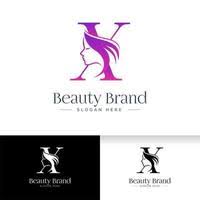 Every store has its logo, designed to convey its position in the marketing community. Letter F Beauty Logo Design Woman Face Silhouette 3478007 Vector Art At Vecteezy