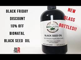 Black Friday Deal 10 Off Bionatal Black Seed Oil Glass