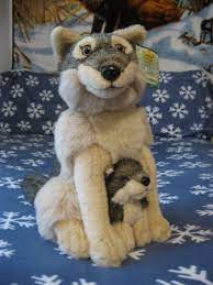 2004 Wild Republic Wolf Mother Pup Plush By Shadoweoncollections On Deviantart Wolf Plush Plush Animals Lps Littlest Pet Shop