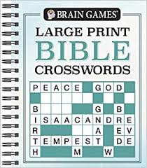 Brain Games Large Print Bible Crosswords Brain Games Bible Publications International Ltd Brain Games 9781640308459 Amazon Com Books