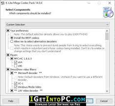 Check if klite's website has codec for. K Lite Mega Codec Pack 14 9 8 Free Download
