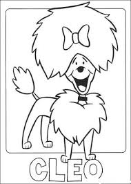 Clifford and emily elizabeth coloring page. Cleo Coloring Page Cartoon Coloring Pages Coloring Pages Kids Printable Coloring Pages