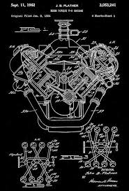 It measures the compression ratio from inside the sparkplug hole. 1962 Chrysler 426 Hemi V8 High Torque Engine J B Platner Patent Art Poster Patent Art Prints Patent Art Hemi