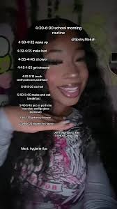 4:30-6:00 school morning routine! [ ] 🐘 taggies- vcs: @ky🍓 #tips  #foryoupage #tipsforgirls #fypシ゚viral #fyp #account #luv #school