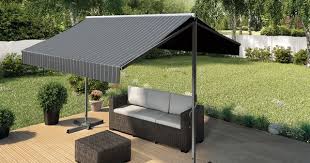 Larg 4m X Prof 3m Ouverture Fermeture Manuelles Par Manivelle Toile Polyester 220 G M Traitee Anti Uv Rayee Amenagement Jardin Store Double Pente Stores