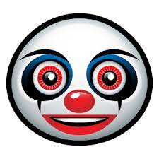 Creepy Clown Emoticon Creepy Clown Emoticon Creepy