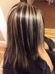 Blonde Highlights With Black Color Brown Hair With Blonde Highlights Hair Styles Hair