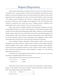 Metode ini erat kaitannya dengan persamaan regresi. Pdf Tutorial Regresi Sederhana Ordinary Least Square Untuk Tingkat Mahasiswa
