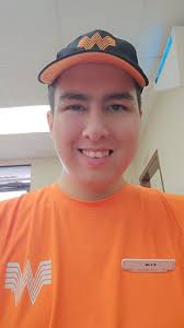 Our new uniform 😍 🙌 ✨️ at Whataburger Pride Love and Care Just like you  like it I love the bright orange 🍊 shirt let's go let's grow! Ty Lord 😊  for blessings me.