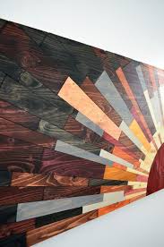 Sun Wood Art 60x20 Edge Of The Day 3d Wooden Etsy Wood Wall Art Diy Diy Wood Wall Wood Art