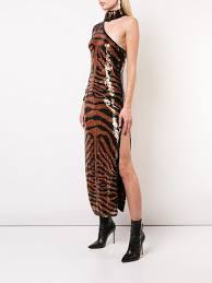 Maybe you would like to learn more about one of these? Attico Asymmetric Tiger Print Dress Designer Cocktail Dress Tiger Print Dress Fashion