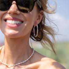 Petra Freshwater Pearl Necklace in Sterling Silver