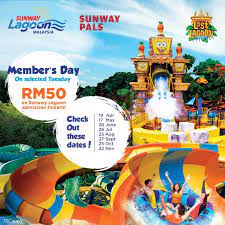Make your way to sunway lagoon and spend your day splashing in the water or on an extreme adventure. Sunday Lagoon Rm50 Ticket 58 Discount For Sunway Pals Members On Selected Tuesday Until 22 November 2016