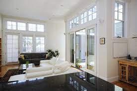 Furniture Placement Ideas For A Living Room With A Sliding Door Leading Out To The Patio Hunker Furniture Placement Contemporary Interior Design Furniture