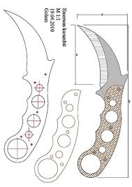Templates made by me at i made a knife! K A R A M B I T T E M P L A T E P R I N T A B L E Zonealarm Results