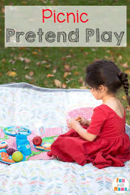 Picnic Pretend Play For Preschoolers Dramatic Play Preschool Kids Playing Pretend Play