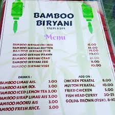 No 16, jalan sri damak 18, taman sri andalas, klang, 41200, malaysia. Famous Bamboo Biryani From Klang Has A Hidden Outlet In Jb Just A 6 Minute Walk From Johor Bahru Checkpoint Shout
