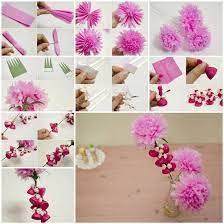 40+ paper flowers tutorials and templates cardstock crafts ideas diy wedding flowers. How To Make Beautiful Crepe Paper Flowers And Chocolates