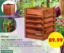 Zusammengebaut ist es recht stabil, zwar sind einzelne holzbretter qualitativ etwas. Dobar Leisure Holz Hochbeet 3 In 1 160liter Angebot Bei Penny