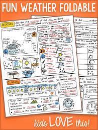 Science Doodle Weather And Climate Interactive Notebook Bundle Weather Science Weather And Climate Teaching Weather