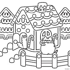 Pusheen the cat disguised as santa claus. Pusheen Coloring Pages 70 Pieces Print For Free Wonder Day Coloring Pages For Children And Adults