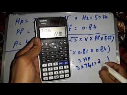 3 Phase Motor Amps Calculation Current Formula Urdu