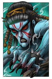 image of sorceress twice scorned japanese tattoo art samurai artwork dark fantasy art pinterest