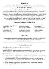 Click Here To Download This Equity Research Associate Resume Template Http Www Resumetemplates101 Com Resume Templates Business Analyst Resume Sample Resume