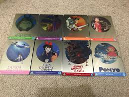 After almost a year i've been able to get the entire studio ghibli collection on blu ray (and they were pretty expensive). Ghibli Blog Studio Ghibli Animation And The Movies Studiocanal Limited Edition Studio Ghibli Steelbook Bd Dvds