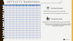 Disini saya membagikan file ramadhan tracker. Printable Percuma Aktiviti Sepanjang Ramadhan Free Download Print Ramadan Planner Lensakami