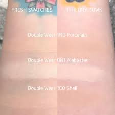 Vyklyuchateli Novyj Estee Lauder Double Wear 0n1 1n0 Palemua Estee Lauder Double Wear Estee Lauder Foundation Swatches