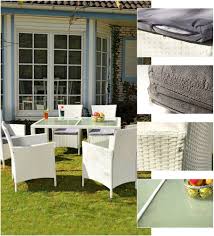 Get outdoors for some landscaping or spruce up your garden! 6 Seater Rattan Garden Furniture Dining Set Outdoor Patio Conservatory White Set Garden Furniture Rattan Garden Furniture Dining Furniture