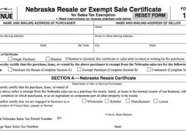 Maybe you would like to learn more about one of these? Resale Certificate Examples