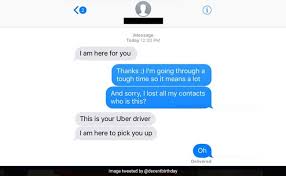 We did not find results for: Texts Between Uber Driver Passenger Viral Funny But Fake Says Internet