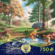 Ceaco is your official source for disney jigsaw puzzles! Jigsaw Thomas Kinkade Disney Dreams Collection Puzzle Winnie The Pooh 750 Pcs 2903 9 Toys Hobbies