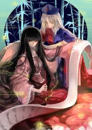 東方 touhou kaguya houraisan x eirin yagokoro anime look at the moon manga anime