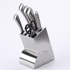 Check spelling or type a new query. Kitchen Knives Block Modern 6 Slot Stainless Steel Kitchen Knife Storage Block Holder Knife Holder Bekas Pisau Shopee Malaysia