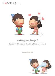 Love Is Making You Laugh Ver 2 By Hjstory Cute Cartoon Quotes Cartoon Love Quotes Cute Love Cartoons