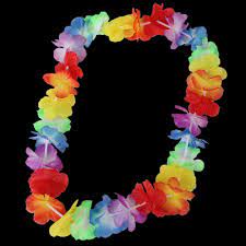 Stay connected during this time of isolation. Hawaiian Lei Necklace Glowtopia