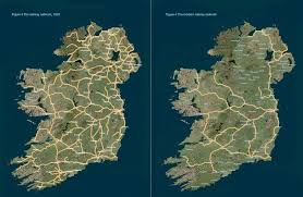 Irelands Railway Routes 100 Years Ago How They Are Now Ireland Railway Networking