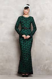 Embroidered Lace Baju Kurung Emel By Melinda Looi Official Webstore Hijabista Fashion Fashion Baju Kurung Lace