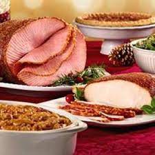 Salad greens topped with honey baked ham, turkey, shredded cheddar, tomatoes, pickled onion, hard boiled egg and bacon. Honeybaked Ham Home Of Golf