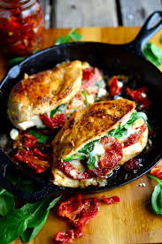 Sundried Tomato Spinach And Cheese Stuffed Chicken Recipes Healthy Recipes Cheese Stuffed Chicken