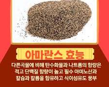 아마란스 필수 아미노산 함유량