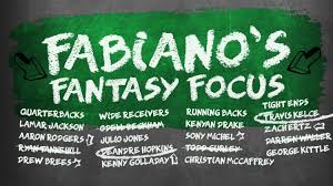 Using the 2020 fantasy football mock. Fabiano S Fantasy Focus 2020 Nfl Draft Volume I