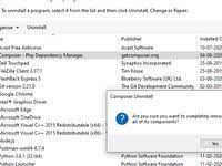 How To Uninstall Composer In Windows 10 Tuts Make How To Uninstall Compose Videos Tutorial